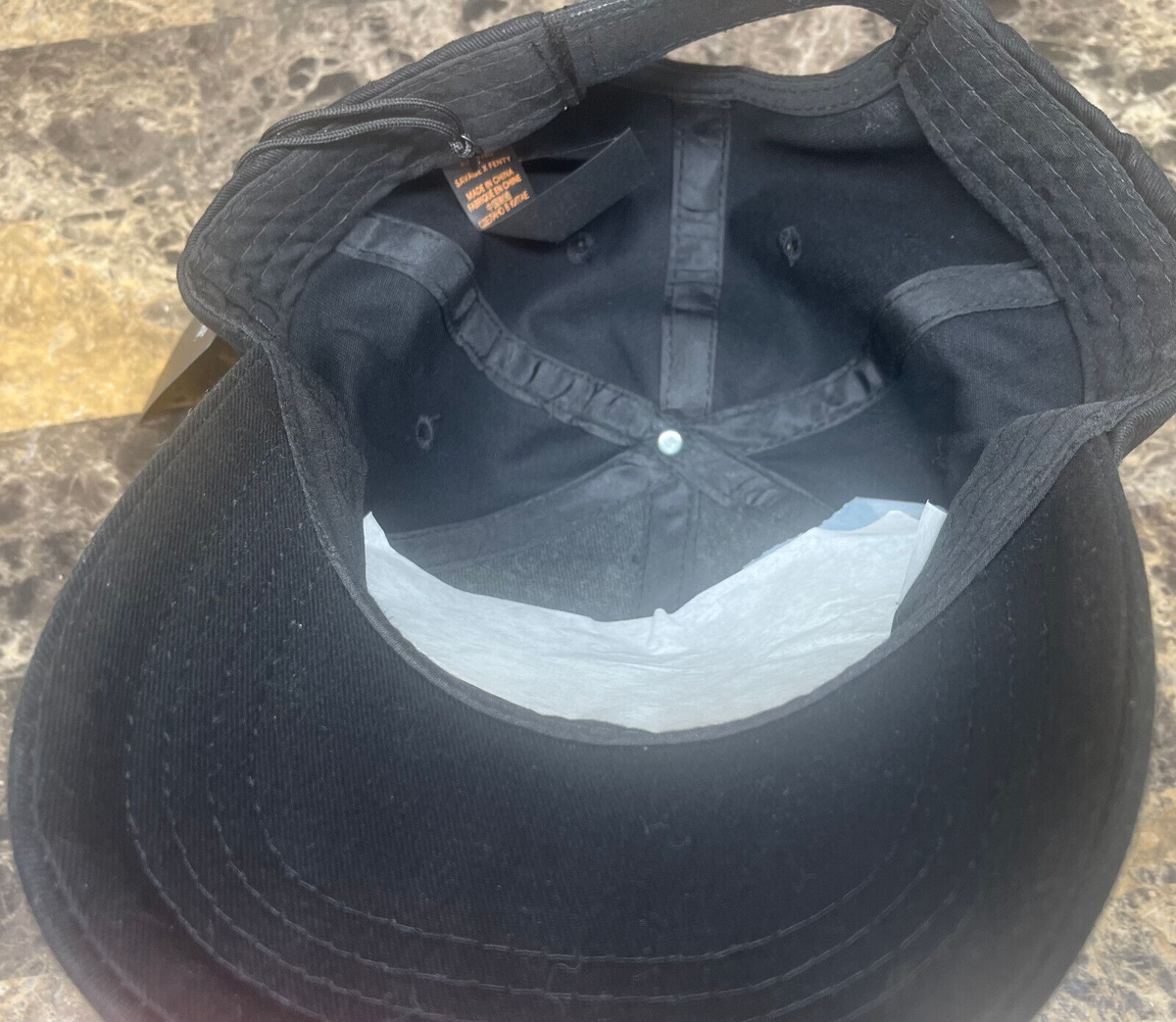 Savage x Fenty LVII Adjustable Strapback Hat Black Limited 