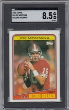 GRADED CARD 1988 TOPPS #4 JOE MONTANA  8.5 NM/MINT