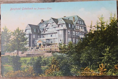 2627 AK Mountain Hotel Gabelbach Ilmenau Thuringia 1920