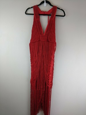 all over fringe dress