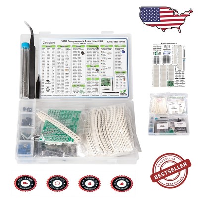 Comprehensive 2900 pcs SMD Electronics Kit - Perfect for DIY & Professionals
