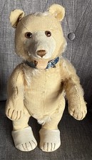 OLD Antique Steiff Teddy Baby Bear Jtd 15 W/ ff long F Button Stands On Own
