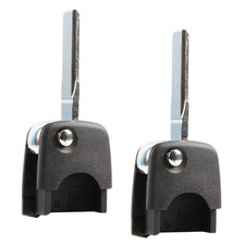 2 New Replacement Car Remote Keyless Head Flip Key Blade Oval for VW