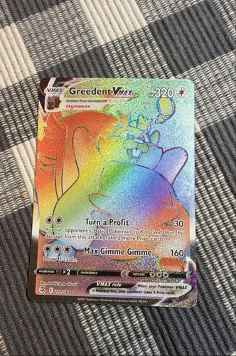 Greedent VMAX (Secret) 272/264 Swsh08: Fusion Strike Holo