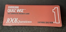 1980 Coleco Quiz Wiz 1001 Questions Quiz Book 1 parts or repair not working .