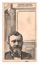 1880s Ulysses S. Grant Card H602 USA Presidents Victorian Trade Card