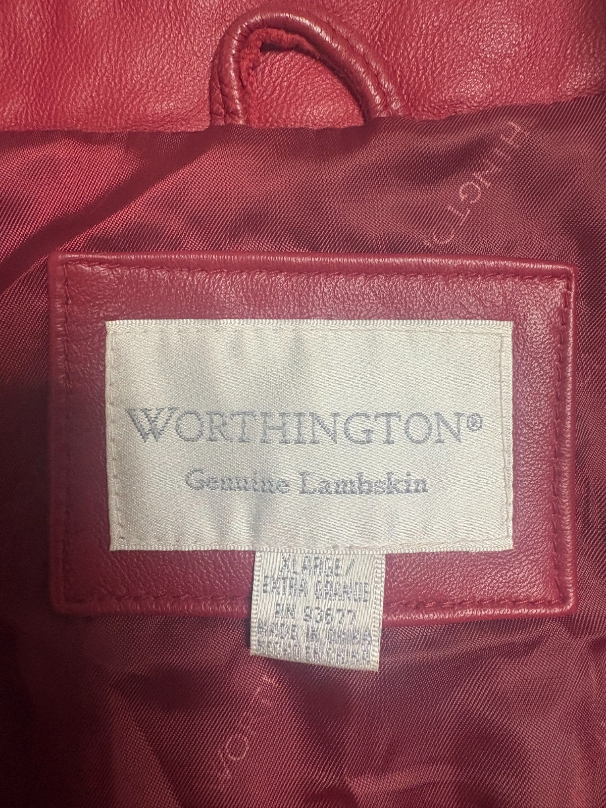 Red Leather Jacket - image 2