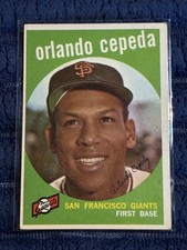 1959 Topps #390 Orlando Cepeda
