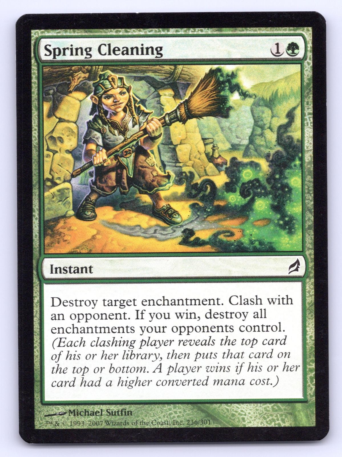 Spring Cleaning 236 Common Lorwyn Magic: The Gathering Near Mint