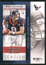 2013 Panini Contenders #92 Matt Schaub Houston Texans Football Card 35617