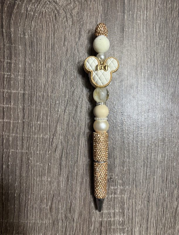 Disney Mickey Mouse Themed Beaded Pen 