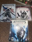 Assassins Creed PS3 Lot of 3 w/1, Revelations and 3 Steelbook, Complete