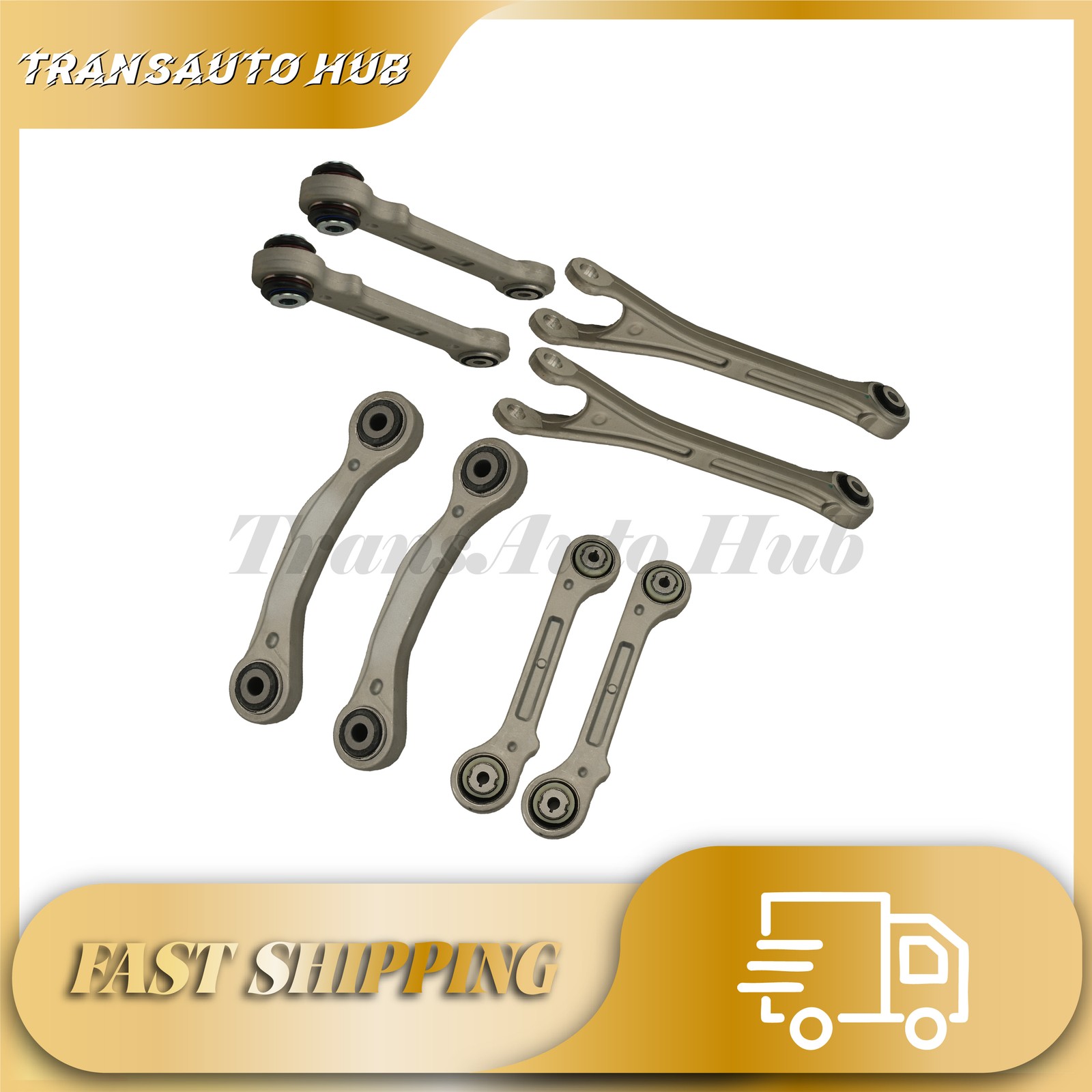 8PCS Rear Suspension Control Arm Kit For 2017+ Maserati Levante