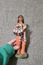 American Indian Chief Hunter Sculpture Statue figure Native American 10 Old West