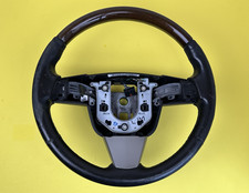 2010-2012 Cadillac Srx Black Woodgrain Steering Wheel Oem 20857504