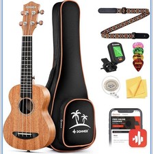Tenor Ukulele Mahogany Professional 26 inch Ukelele Starter Bundle Kit with F...