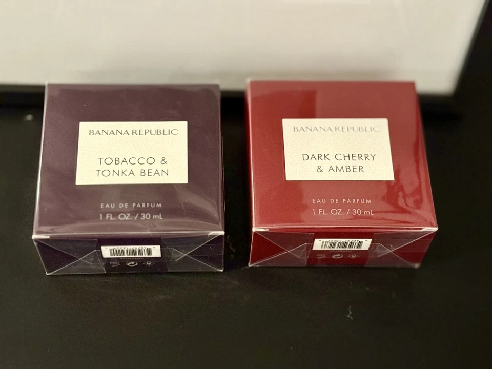 Dark Cherry & Amber Tobacco & Tonka Bean DUO Banana Republic 1oz Unisex  Foto 3 de 3