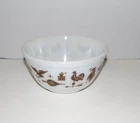 1960s Pyrex #402 Early American Pattern 7” Mixing Bowl 1 ½ Qt Colonial Kitchen