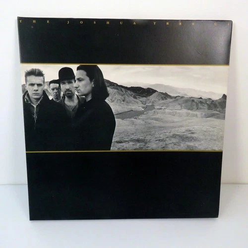 U2 The Joshua Tree Original 1987 LP Vinyl Record w Insert Poster Gatefold VGC