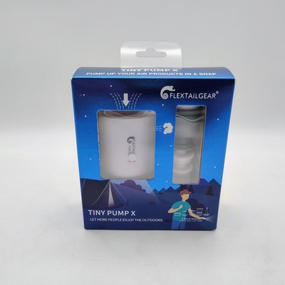 Flextailgear Tiny Pump X Portable Air Pump w/ 5 Nozzles for Inflatables NEW