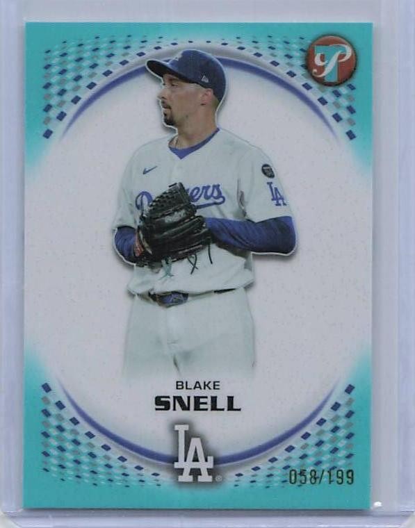 2026 Topps Pristine #5 Blake Snell Aqua Refractor #/199