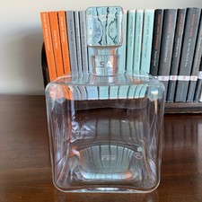 LSA Cask Whisky Square Glass Decanter, 1L, Clear BNIB
