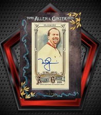 Mark McGwire *14/25* Auto 2025 Topps Allen & Ginter Black Frame #MA-MM Cardinals