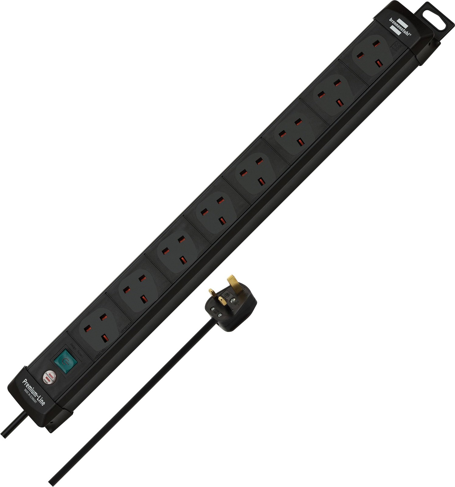 Brennenstuhl Premium-Line 8-Way Extension Lead with 3m cable Power Strip with 8 13290₽