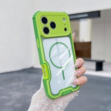 For iPhone 17 Pro Max 16 15 14 13 12 11 Clear Magnetic Case Compatible with Mag