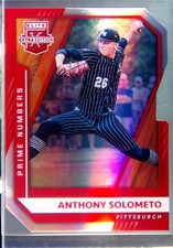 2021 Panini Elite Extra Edition Anthony Solometo Prime Numbers A Die Cut /118 #3