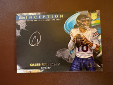 2024 Topps Inception Silver Signings Caleb Williams Black Auto  08/50