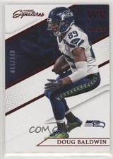 2016 Panini Prime Signatures Prime Proof Red 14/149 Doug Baldwin #140 0f4