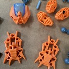Lego Bionicle Lot, Orange And Grey Pieces Miscellaneous Lot And Booklet — photo 6