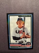 2023 Panini Stars & Stripes # 29 Ryan Harwood USA Team Logo Parallel RC #'d/50