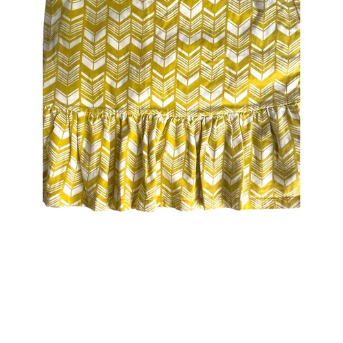 Tea Collection Girls Dress Size 10, Mustard Arrow Print, New Without Tags - Picture 4 of 7