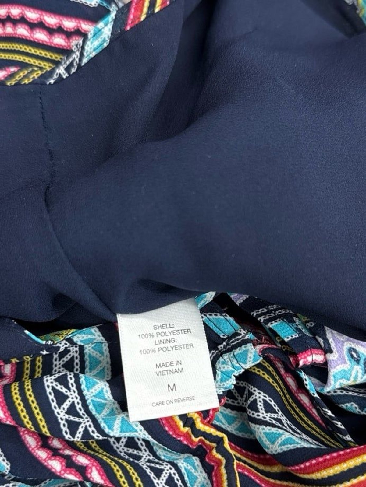 NY&CO Multicolor multi Pattern Halter Sleeveless … - image 5