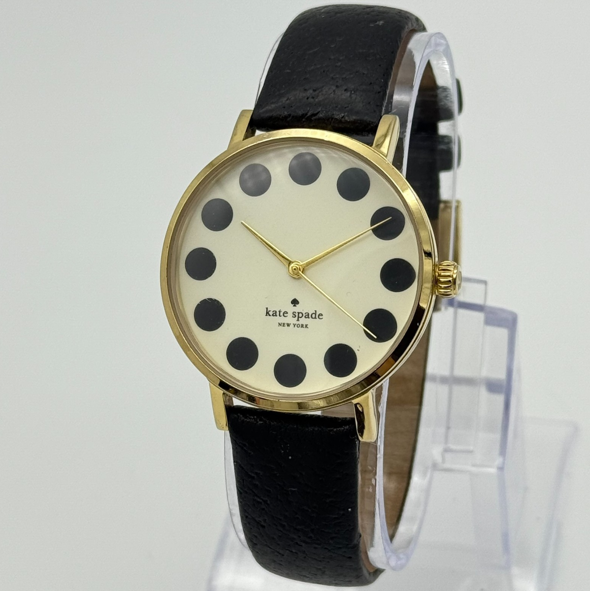 Kate Spade New York Watch with Black Quilted Band Amazon.com: kate spade new york Women main image 4