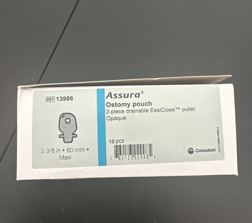 Coloplast 13986 Assura Sacchetto per Ostomia 2 Pezzi Sacchetto Drenabile - 10 Ct-2 3/8in - 60mm - Foto 2 di 3