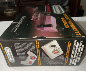 NES 1988 Nintendo Action Set in the Original Box W/h Wiring,Game,Zapper & Papers