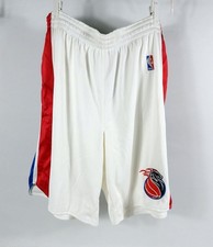 2002-03 Detroit Pistons Clifford Robinson #30 Game Used White Shorts 46+2 5177