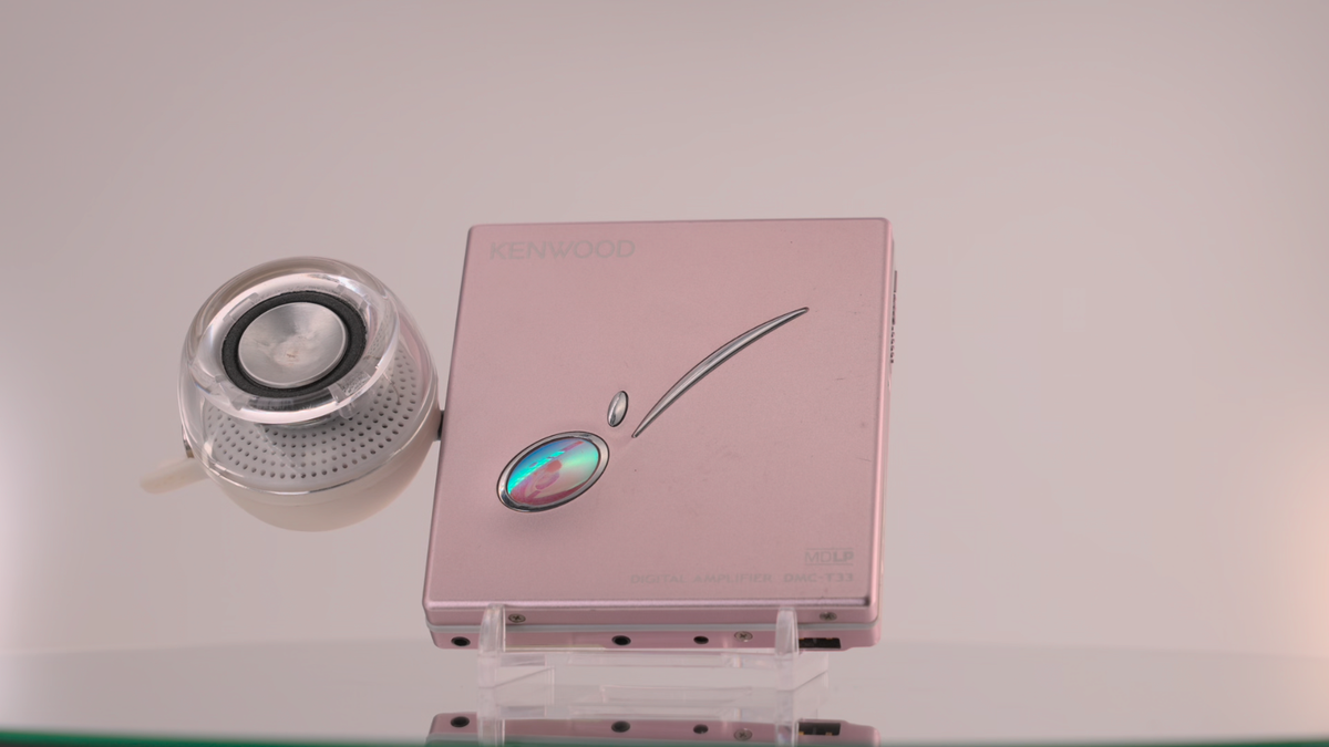 【極品DE完動品】KENWOOD MD WALKMAN DMC-T33 Kenwood DMC-T33 MiniDisc PINK Player MDLP [DEMO /PLAYS] | eBay