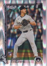 2025 Topps Chrome #275 Drew Thorpe Raywave Refractor