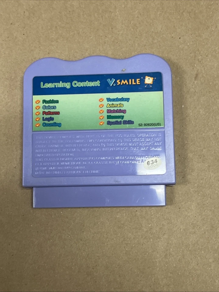 Lil Bratz Friends Fashion And Fun Vtech  V.smile Game Cartridge v Tech v smile  - Image 2 of 2