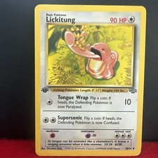 Lickitung 38/64 1st Edition Uncommon 1999 WOTC Jungle Pokemon Card Vintage on eBay