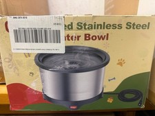 Heated Water Bowl for pets Gray color 6.5L