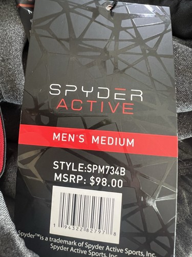 Pantalones deportivos Spyder Active Jogger medianos $98 grises negros de secado rápido deportivos atléticos - Imagen 9 de 11