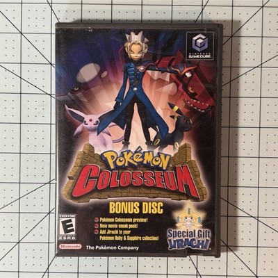 Pokémon Colosseum Jirachi Bonus Disc + Inserts | Nintendo GameCube