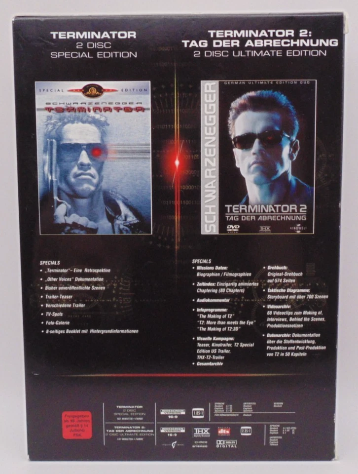Terminator Collection | Teil 1 & 2 | DVD - Box - Bild 2 von 4