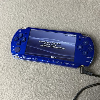 Sony PSP 2000 Madden NFL 09 Bundle Metallic Blue Handheld System