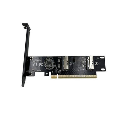 MCIO 8i PCIe 5.0 x8 Extension Cable Adapter Card for Discrete GPU Server